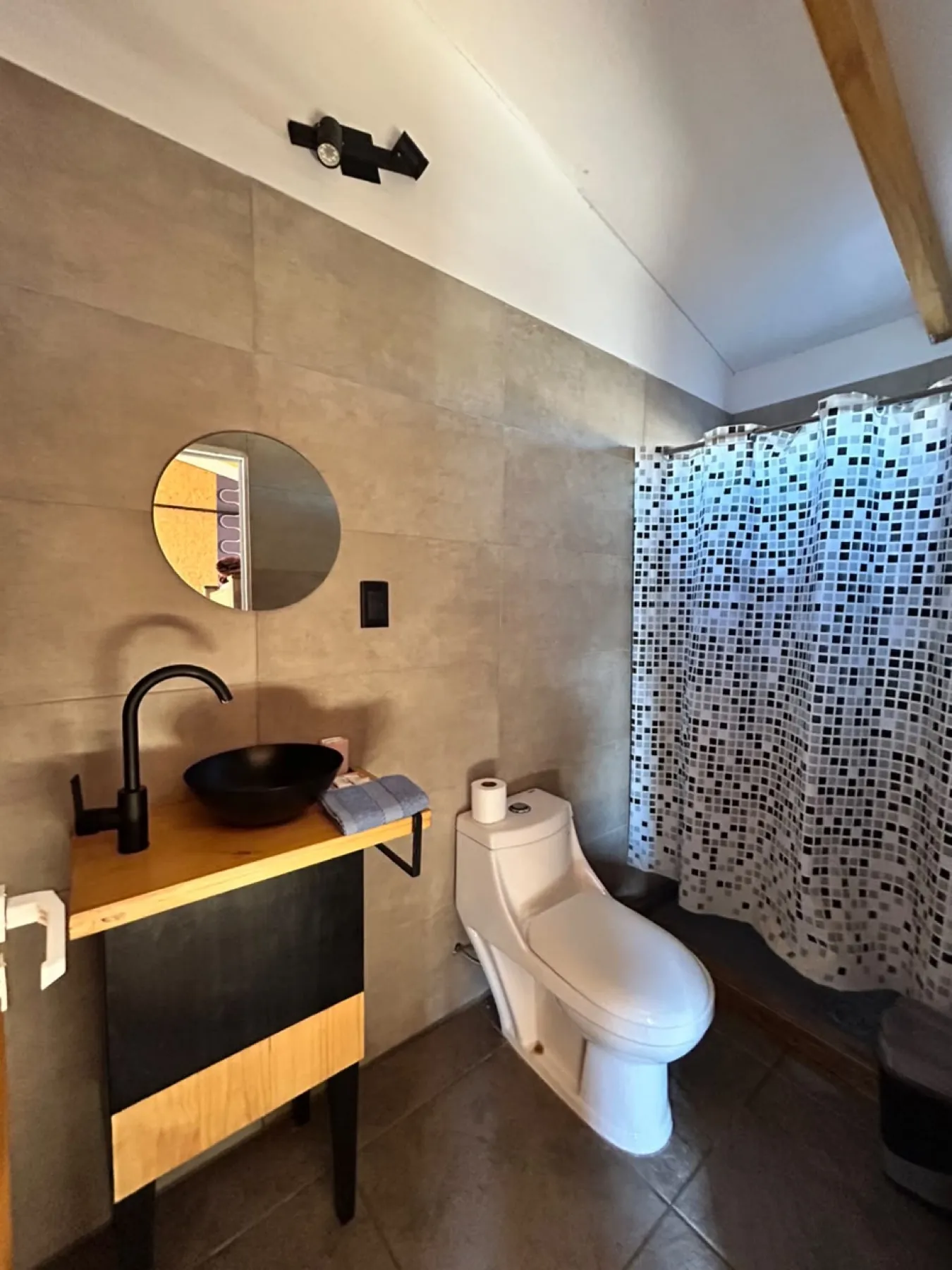 Baño privado de la cabaña