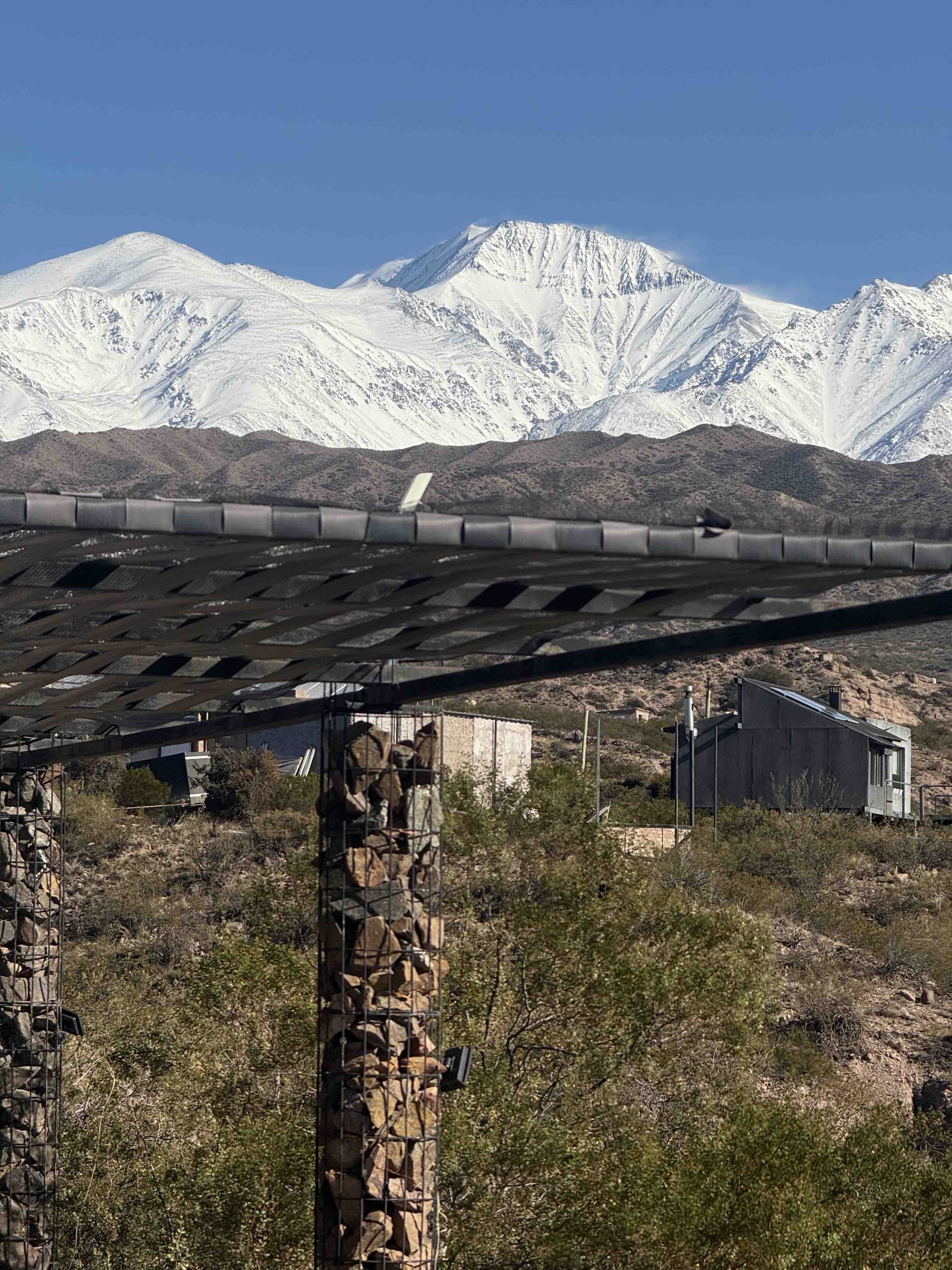 Cordillera nevada vista desde Zorro Gris