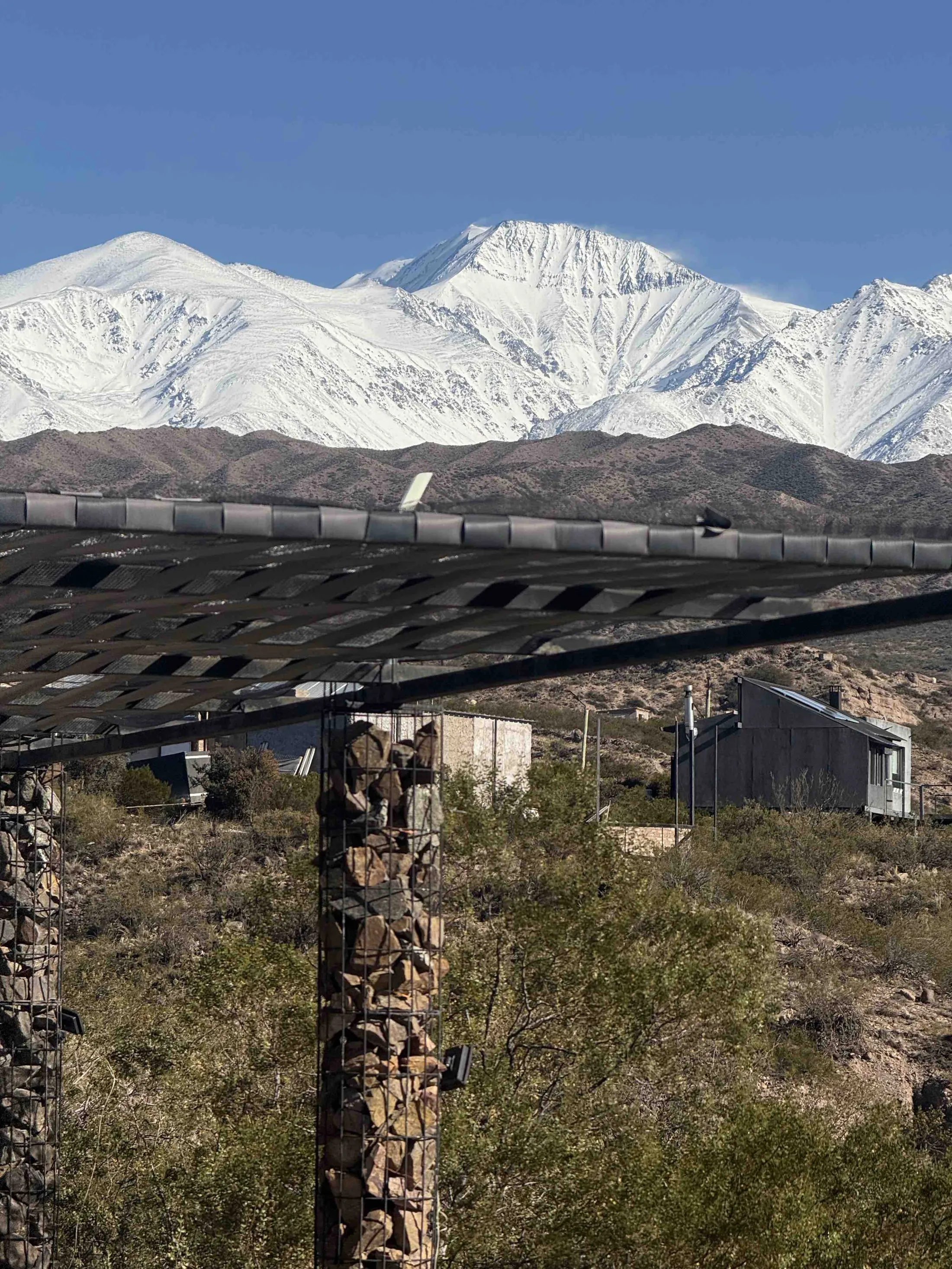 Cordillera nevada vista desde Zorro Gris
